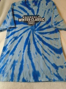 NOR CAL CLASSIC - 2021 (Graphic) Royal Blue/Blue TieDye sz L 100% Cotton - Picture 1 of 11