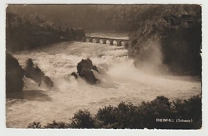 SWITZERLAND,  RHEINFALLS ,  A USED PC, 1 960 , SHIPPED TO ISRAEL - Picture 1 of 2