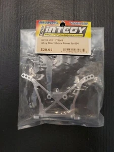Integy T7806S Silver Alloy Rear Shock Tower for Team Associated B4 - Picture 1 of 3