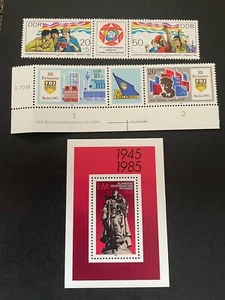 Lot 11/11 ) DDR 1985 Block 82 Mi. 2945+ Dreiers. Mi.2947-48+295-60 Postfrisch - Bild 1 von 1