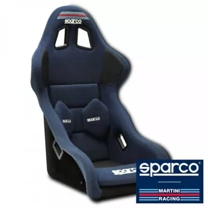 VERKAUF Sparco Martini Racing Pro 2000 QRT Rennsitz FIA Fiberglas Marinblau 2023 - Bild 1 von 2