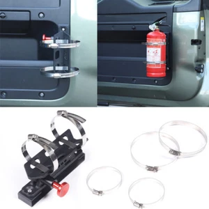 Staffa supporto estintore porta posteriore regolabile per Land Rover Defender - Foto 1 di 12
