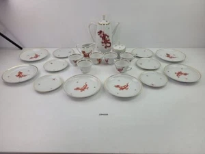 Kaffee-Service Porzellan 6 Personen Mingdrache Vintage Geschirr Küche #254228 - Bild 1 von 12