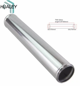 Tubo intercooler turbo de aluminio recto 51 mm 2" tubo tubo L = 300 mm - Imagen 1 de 4
