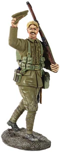 GORRA ONDULANTE MARCHA INFANTERÍA BRITÁNICA 1 23067 1914 GRAN Bretaña guerra mundial - Imagen 1 de 1