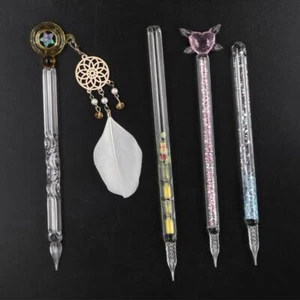 Fountain Pens Signature Writing Glass Pen Crystal Pen Glass Dip Pen Drip Pen - Picture 1 of 24