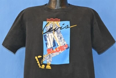 Camiseta vintage años 90 LEVI'S CLASSIC 501 AZULES ORIGINAL JEANS NEGRA L Foto 1 de 3
