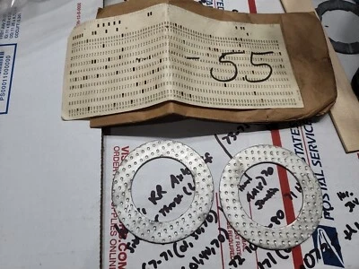 Nuevo de Lote Antiguo 1967-75 AMC AMX Hornet Javelin Gremlin Dif. Trasero Arandela de empuje de engranaje lateral X2 Foto 1 de 4