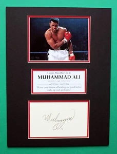 MUHAMMAD ALI AUTOGRAPH masterly display Rumble in the Jungle - Bild 1 von 6