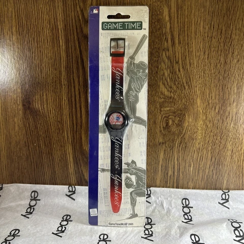 Game Time MLB Baseball New York Yankees Digital Watch NIP MOC 2005 Cover