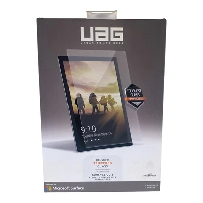 Urban Armor Gear 9H Hardness Rugged Tempered Glass-Surface Go, Go 2 and Go 3 Foto 1 de 3