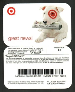 TARGET Great News, Bullseye with Newspaper ( 2007 ) Gift Card ( $0 ) V2 - RARE - Picture 1 of 1
