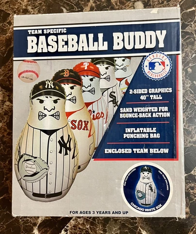 Chicago White Sox Baseball MLB Inflatable Bop Buddy Punching Bag Fremont Die New Cover