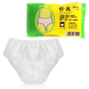 Travel Portable Disposable Briefs Panties Underwear Regular Underpants - Picture 1 of 13