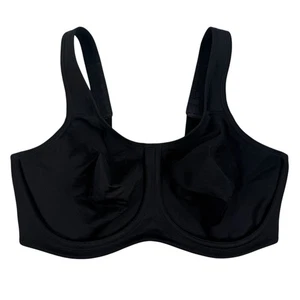 Wacoal 36DD Simone Sport Hight Impact Underwire Bra 855170 Black Full Coverage - Picture 1 of 15