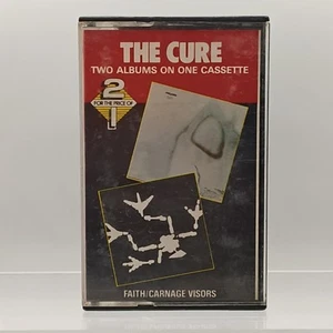 The Cure - Faith / Carnage Visitors (Cassette Tape, 1981) 2 For 1 Double Album - Picture 1 of 5
