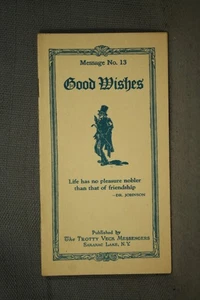 The Trotty Veck Messengers Saranac Lake  inspirational booklet  no. 13  1924 - Picture 1 of 2