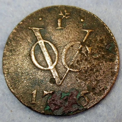 1776 Magic Keydate! Date of Independence! Colonial New York Penny Gelderland Cer - Image 1 of 4