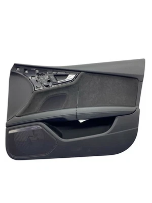 AUDI RS7 2017-2018 4G8 OEM LH panel de puerta delantera con moldura Alcantara | QH negro Foto 1 de 4