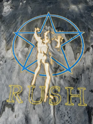 Camiseta de concierto RUSH Bravado Starman para hombre talla XL Tie Dye Hot Topic azul gris Foto 1 de 4