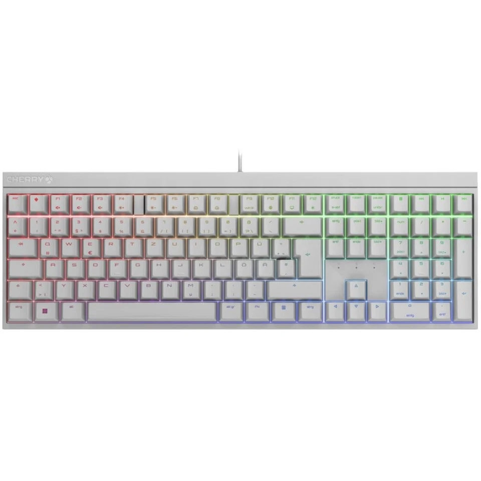 G80-3821LSADE-0 Cherry M.0S RGB Kabelgebunden USB Mechanischer Switch QWE D
