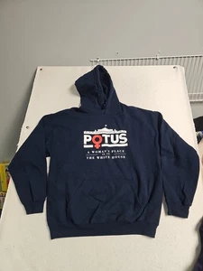 POTUS Design Unisex Hooded Sweatshirt Woman In The White House Kamala - Picture 1 of 5