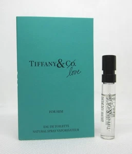 Tiffany & Co. Love for Him Eau de Toilette EDT Sample Vial Spray 1.2 ml/0.04 OZ - Picture 1 of 4