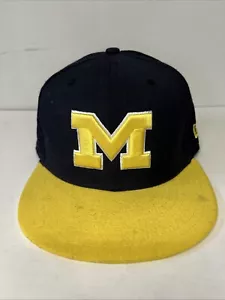 Cappello berretto Michigan Wolverines nuova epoca taglia 7 aderente 59Fifty - Foto 1 di 6
