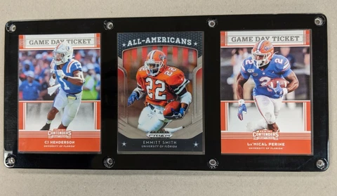 FLORIDA GATORS 3 CARD PLAQUE CJ HENDERSON EMMITT SMITH LA'MICAL PERINE Cover