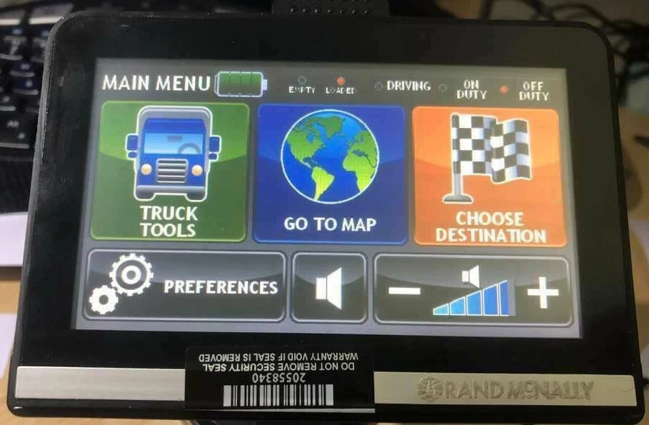 RAND MCNALLY TND-510 TRUCK GPS RECEIVER - Image 1 of 1