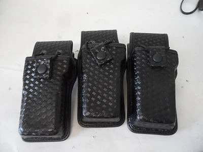 3 Bianchi AccuMold Elite Universal Radio Holder Holster Fits Motorola MTS, XTS +