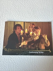 2001 Topps Der Herr der Ringe FOTR #39 Confronting Strider - Bild 1 von 2