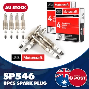 Set of 8Pcs Motorcraft Spark Plugs SP515 For Ford 5.4L 3V PZH14F SP-546 SP-515 - Picture 1 of 6