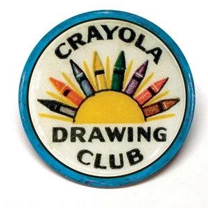 Crayola Drawing Club Fridge Magnet Vintage Style BUY 3 GET 4 FREE MIX & MATCH - Picture 1 of 2