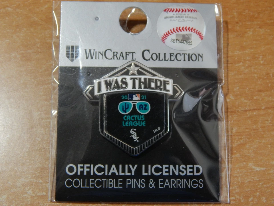 CHICAGO WHITE SOX MLB 2021 OFFICIAL SPRING TRAINING CACTUS LEAGUE TEAM PIN NEW  - Image 1 of 4