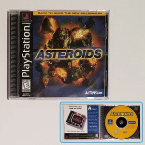 Asteroids PS1 PSX PlayStation CIB completo con manuale testato 1998 classico - Foto 1 di 4
