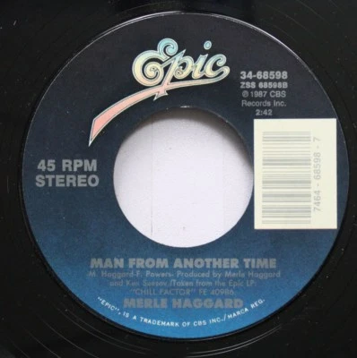 Country 45 Merle Haggard - Man From Another Time / 5:01 Blues On Epic - Image 1 of 2