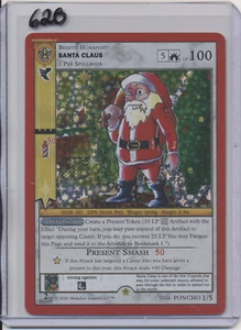 Tarjeta promocional de Navidad Metazoo 2021 segunda edición holograma completo Santa Claus 1/5 - Imagen 1 de 1