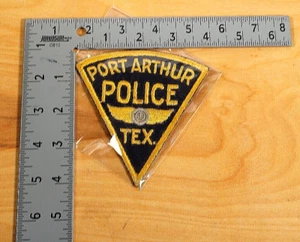 Parche bordado Port Arthur Police Texas, usado - Imagen 1 de 3