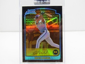 KEVIN RANDEL 2003 BOWMAN CHROME PROSPECT GOLD REFRACTOR #92/170- MARLINS!!