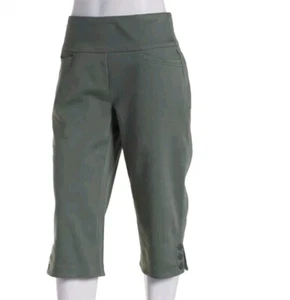 Napa Valley Women's Pull On Elastic Waist Capri Pants Pockets in Black 10 $50 - Picture 1 of 2