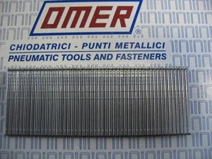 4000 CHIODI OMER PER CHIODATRICE 25 mm BRADS 14 - Foto 1 di 1