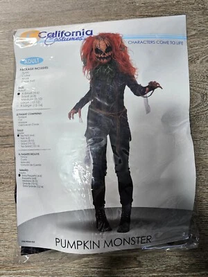 NEW Pumpkin Monster California Costumes Halloween Adult X-Small/XS 4-6 Creature - Image 1 of 4