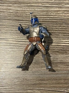 JANGO FETT WITH ELECTRONIC JETPACK AND SNAP-ON ARMOUR STAR WARS FIGURE 2002 - Picture 1 of 3