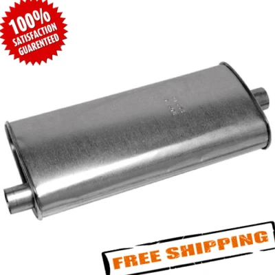 Walker Exhaust 21353 Quiet-Flow Stainless Steel Oval Aluminized Exhaust Muffler - Image 1 of 4