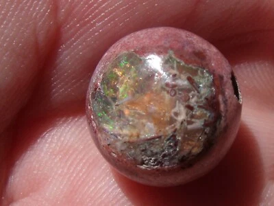 Cuentas de ópalo de fuego Cantera mexicana de 12,16 quilates Foto 1 de 4