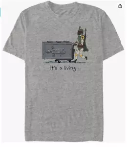 Herren T-Shirt It's a living... hellgrau Farbe Grafik T-Shirt Größe XL ~ - Bild 1 von 1
