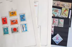 AFRICA 1964 OLIMPIADI, Cpl XF MNH** Set + Foglio, Collezione Francobolli Sport - Foto 1 di 12