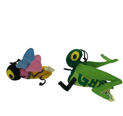 Насекомое бабочка стрекоза жук винтажный плюшевый лот Dan Dee мягкая игрушка - Изображение 1 из 4