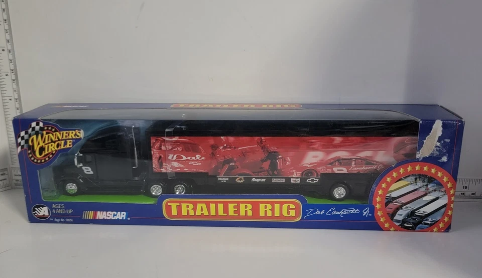 NASCAR Dale Earnhardt Jr Trailer Rig Winner's Circle Die-cast Pit Crew 1 64
